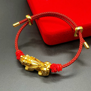 กำไลข้อมือปี่เซียะงานเกรดพรีเมี่ยม ( ปี่เซียะไม่ลอก )งานอย่างดี สวย ตัวใหญ่
