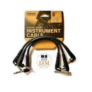 Planet Waves สายพ่วงเอฟเฟค 6" Effect Cable 6" รุ่น PW-CGTP-305 (Pack of 3)