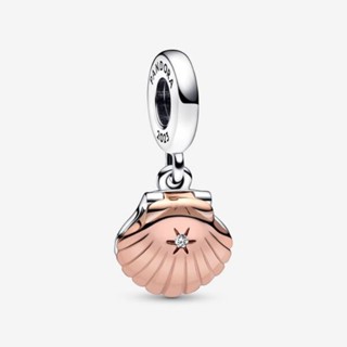 (พร้อมส่ง)*New*Pandora Club 2023 Sea Shell &amp; Treated Freshwater Cultured Pearl Dangle Charm