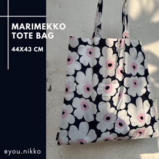 marimekko tote bag ดอกสีขาวเล็ก ของแท้100%จากช้อป