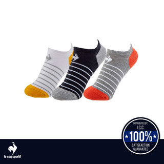 le coq sportif ถุงเท้าสั้น แพ็ค 3 คู่ (ถุงเท้า, sock, golf, กอล์ฟ, lecoq, เลอค็อก)