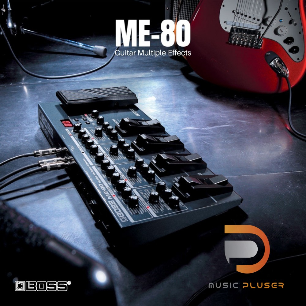 Boss ME-80 #สุดยอด มัลติเอฟเฟ็ค จาก #boss ที่ออกแบบมาเพื่อตอบสนองกลุ่มลูกค้า รุ่นนี้จะสามารถปรับแนวเ