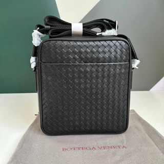 Bottega Veneta Messenger Bag Grade vip • หนังลูกวัวแท้ • สายสะพาย พร้อมเลื่อนปรับได้