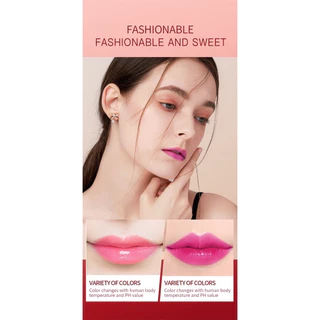 M268 Yanqina ลิปสติกกุหลาบ เปลี่ยนสีตามอุณหภูมิ ไม่เหนียวเหนอะหนะ ให้ความชุ่มชื้น ติดทนนาน