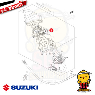 เรือนไมล์ BODY ASSY, SPEEDOMETER แท้ Suzuki Shogun 125 Axelo