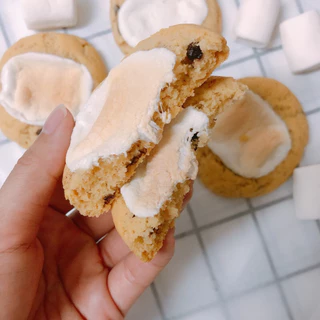 ซอฟคุกกี้นิ่มหน้ามาชเมลโล่ ยืดๆ อร่อย หอมมากๆ