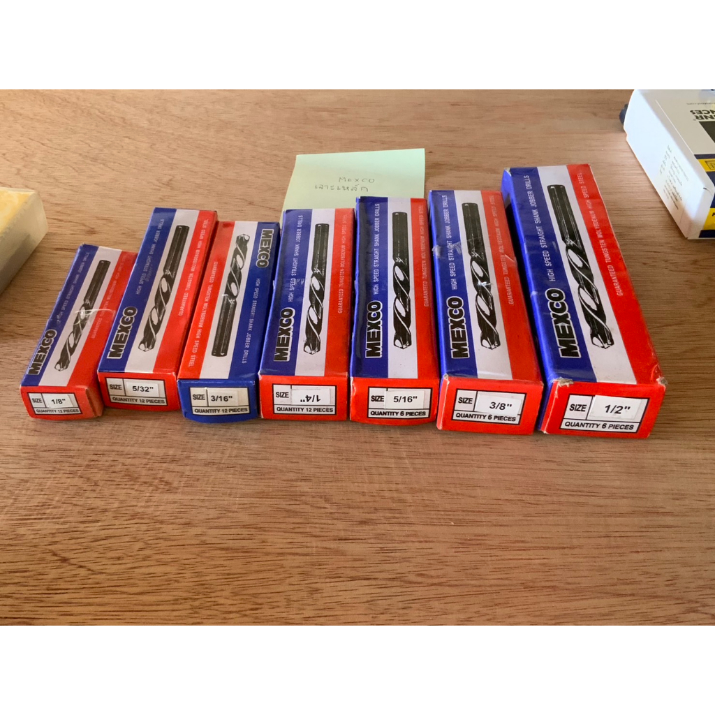 (ราคา 1 ดอก)ดอกสว่านเจาะเหล็ก ไฮสปีด (High Speed Drills) ดอกสีดำ เกรดพรีเมียม ตรา MEXCO มีหลายขนาด(1หุ่น-2หุ่นครึ่ง) - รูปที่ 4