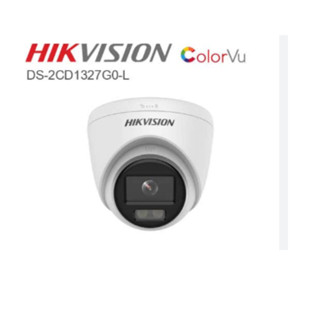 HIK DS-2CD1327G0-LUF (2.8mm) IP 2MP DOME IR30m H.265+ // กลางคืนภาพสี//ไมค์