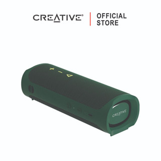 CREATIVE Muvo Go (Green) ลำโพง Bluetooth® 5.3 พกพากันน้ำได้ สีเขียว