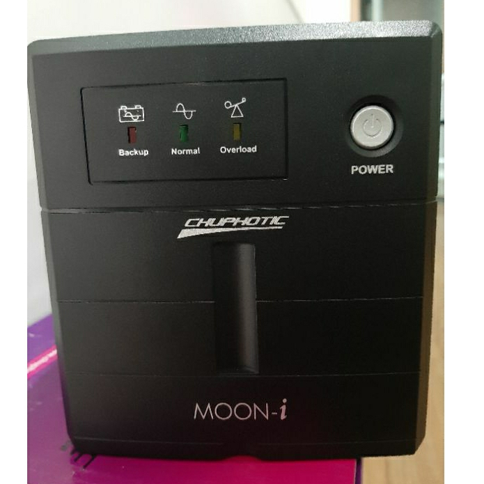 *สินค้าdemoมือสอง*UPS เครื่องสำรองไฟสำหรับคอมพิวเตอร์ รุ่นMoon-i MO1250i (1250va/750w)
