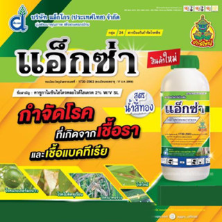 แอ็กซ่า 1 ลิตร คาซูกาไมซินไฮโดรคลอไรด์ไฮเดรต (kasugamycin hydrochloride hydrate) 2% W/V SL