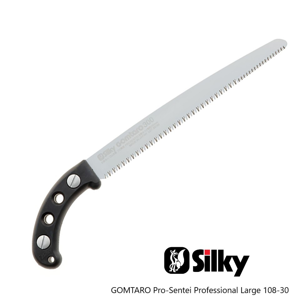 SILKY เลื่อยมือแบบตรง GOMTARO Pro-Sentei Professional Large 108-30 ฟันเลื่อย 300 มม.