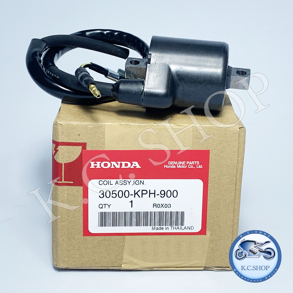 คอยล์หัวเทียน คอยล์จุดระเบิด คอยล์ใต้ถัง HONDA WAVE125S ; WAVE125R 40 แท้ศูนย์ HONDA100% 30500-KPH-9