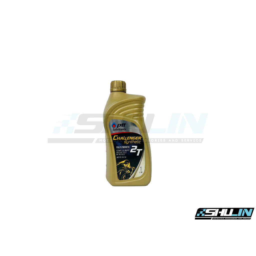 น้ำมัน PTT รุ่น CHALLENGER 2T FULLY SYNTHETIC 1L