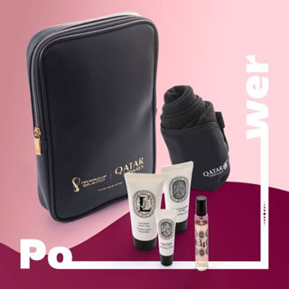 รุปแบบใหม่ เหบือเพียง ประจำเดือน ต.ค เท่านั้น Qatar Amenity  kit set + น้ำหอม