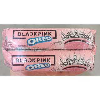 โอริโอ้ แบล็คพิงค์ 123.5กรัม ยกแพ็ค 2ชิ้น ขนมคุกกี้ OREO BLACKPINK COOKIES