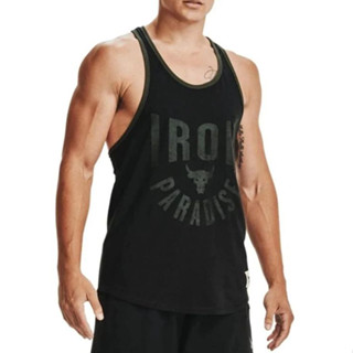 เสื้อกล้าม Under Armour Project Rock IRON PARADISE Tank Top เสื้อกล้าม UA สินค้าแท้ 100%