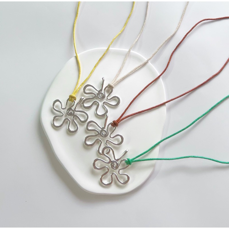 Handmade necklece เชือก