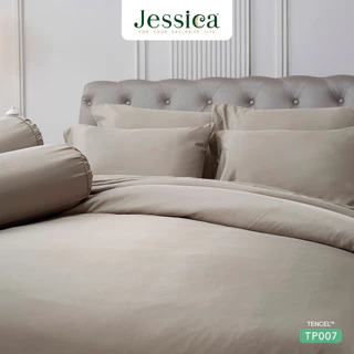 Jessica Tencel TP007 ชุดเครื่องนอน ผ้าปูที่นอน ผ้าห่มนวม เจสสิก้า สีพื้น ให้สัมผัสที่นุ่มลื่นดุจแพรไหม
