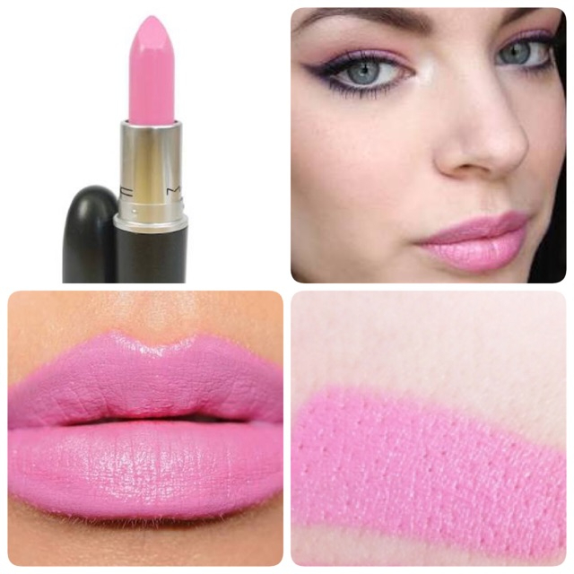 Beauty-Siam แท้ทั้งร้าน !! แบ่งขายลิปสติก MAC LIPSTICK สี SATIN GERMAIN ขนาด 0.25 G. แบ่งขายใส่กระปุก แถมแปรงทาลิปฟรี