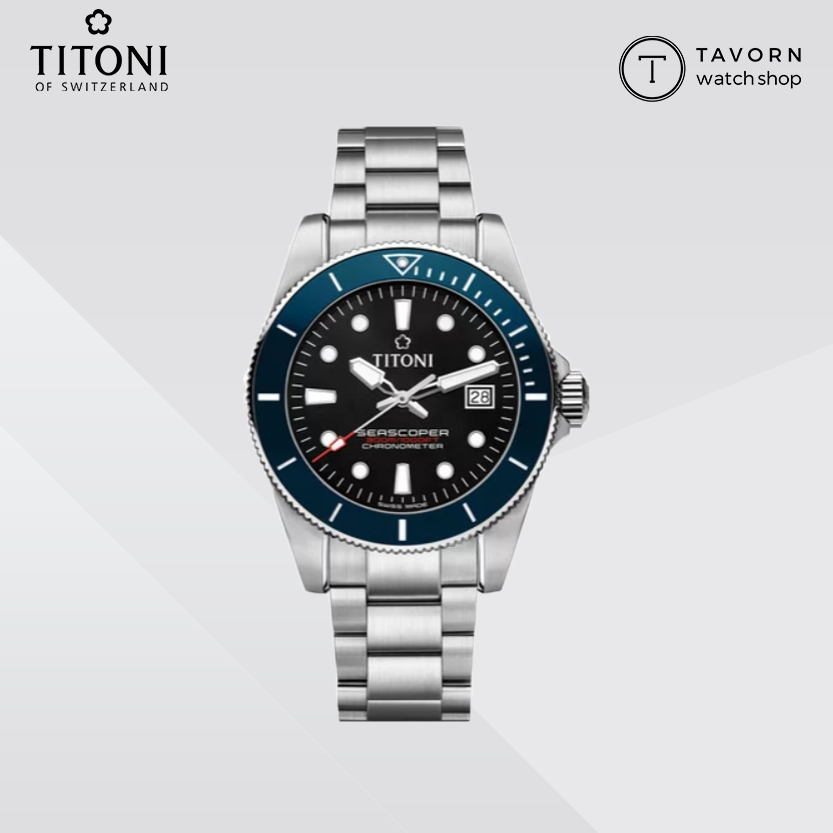 นาฬิกา Titoni Luxury Gents Watch - SEASCOPER 300 รุ่น 83300 S-BE-706
