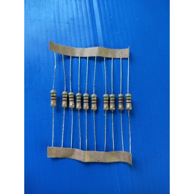 R.รีซีสเตอร์ 1/2W 500 ohm ตัวต้านทาน (แพ็ค 10 ตัว)