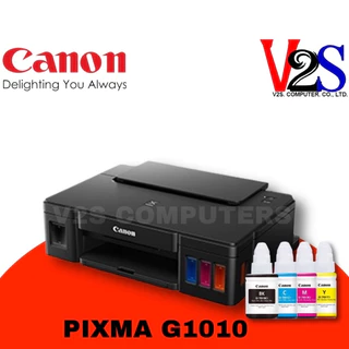 Canon Printer PIXMA รุ่น G1010 เครื่องปริ้นเตอร์อิงค์เจ็ทแท้ง ขายหมึกเติมแท้ 1 ชุด