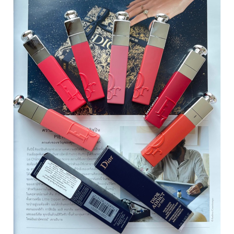 🌸#tattoo รุ่นใหม่ 2022🌸 Dior addict lip tint no-transfer lip tint  💋