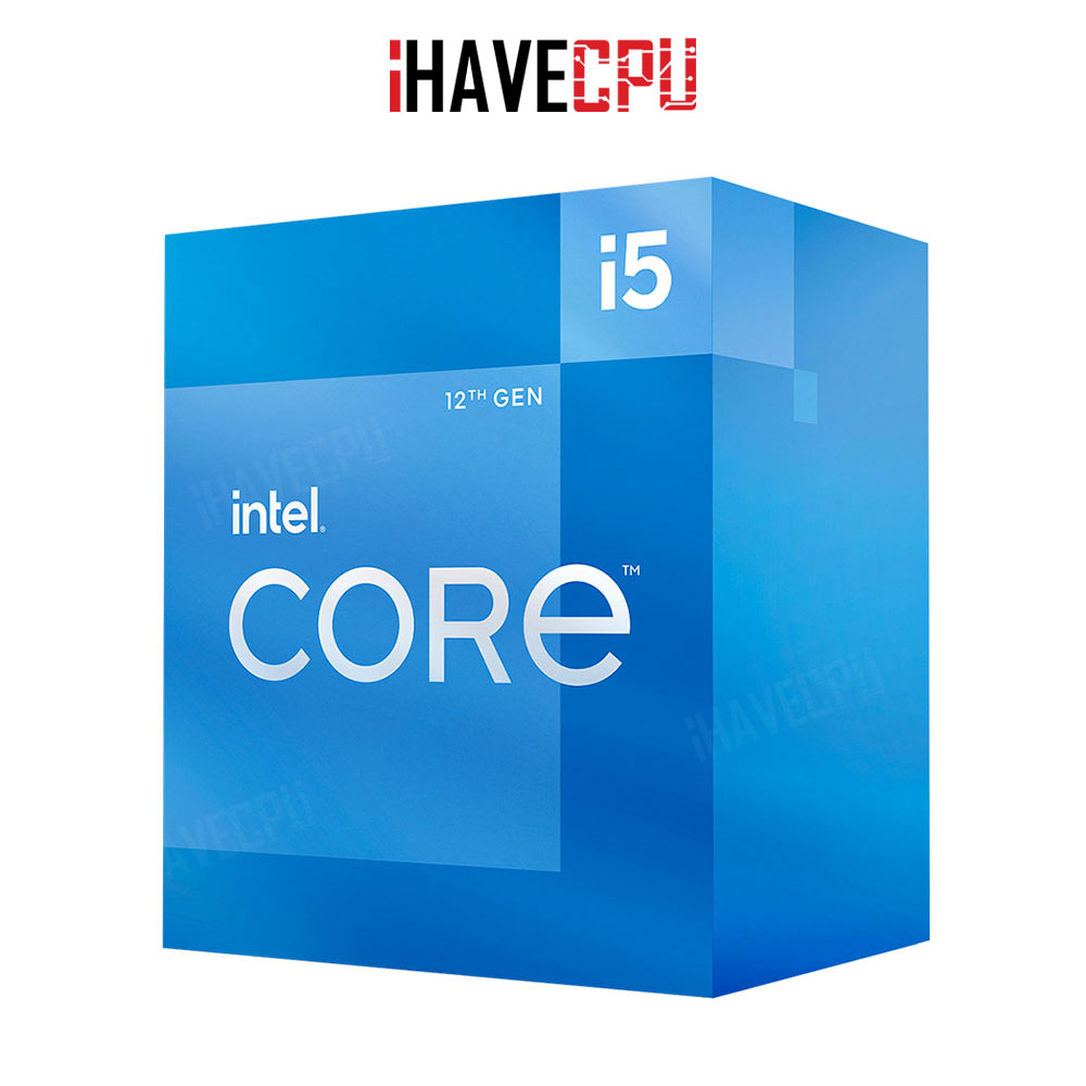 ซีพียู (cpu) iHAVECPU INTEL 1700 CORE I5-12400 2.5GHz 6C 12T