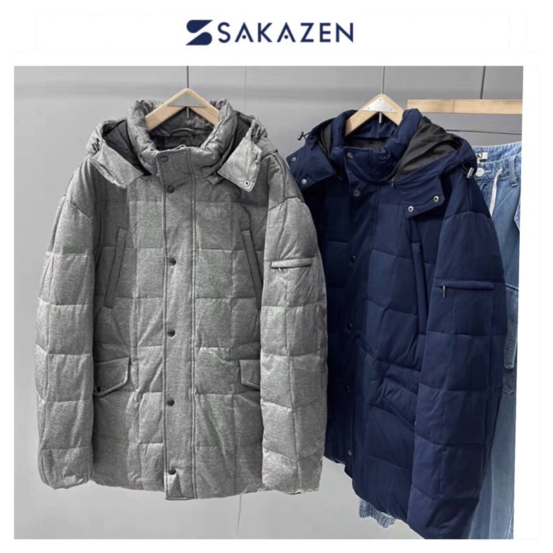 เสื้อกันหนาว ขนเป็ด DOWN JACKET ไซส์ใหญ่ แบรนด์ SAKAZEN DOWN98%+FEATHER 2% (WY996)