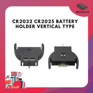 CR2032 CR2025 Battery Holder Vertical Type