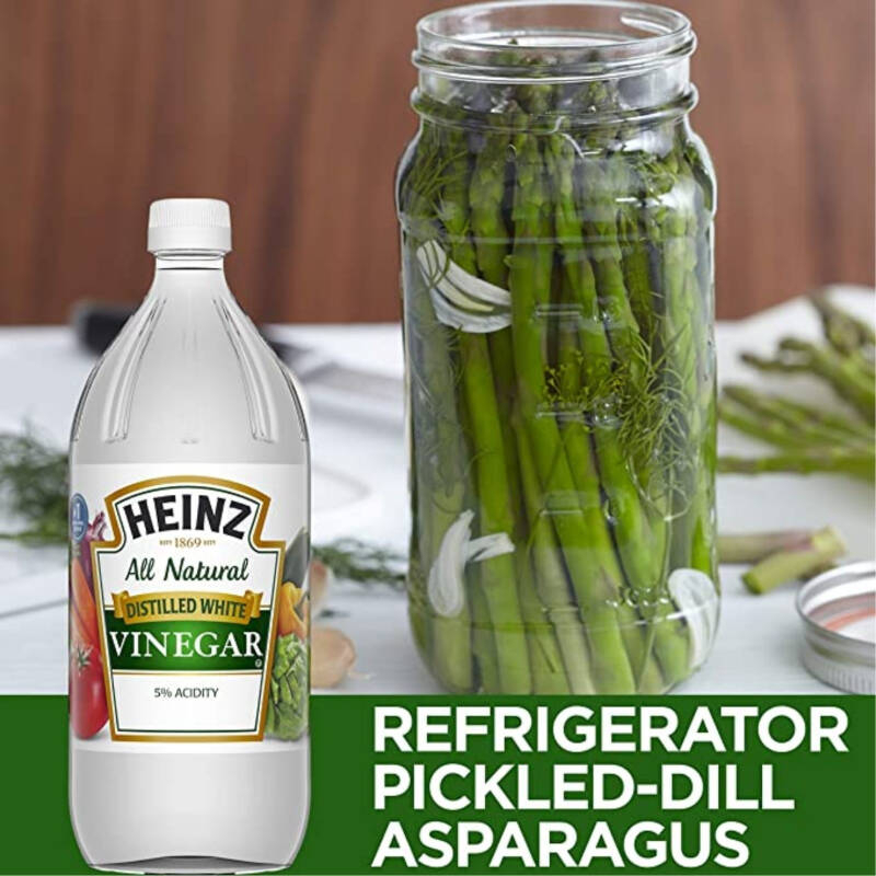 ไฮนซ์ น้ำส้มสายชูกลั่น สินค้าจากประเทศสเปน 473 มล. - Heinz Distilled White Vinegar 473ml from Spain