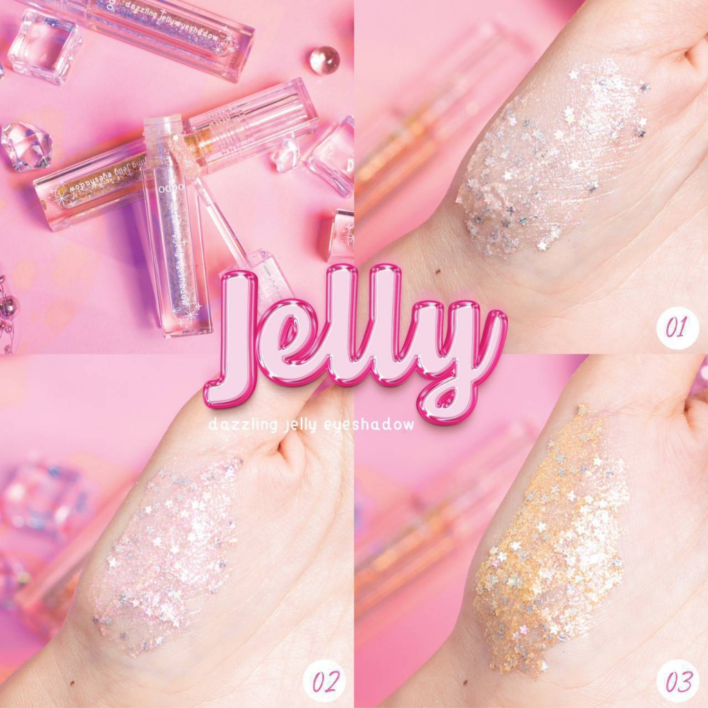 OD2013 ODBO DAZZLING JELLY EYESHADOW อายแชโดว์ผสมชิมเมอร์เพิ่มประกายแวววาว