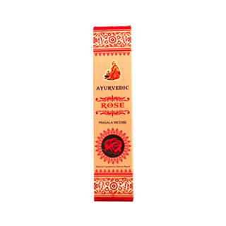 Natural Efe  Indian incense sticks - AYURVEDIC ROSE ธูปหอมกุหลาบ 15g