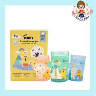 baby Moby ถุงเก็บน้ำนมแม่ 5 oz 30 ถุง