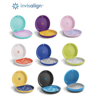 พร้อมส่ง ของแท้ 💯📌 กล่อง Invisalign Retainer Case + ถุงผ้า สีใหม่ สีเขียวมิ้นท์ค่า