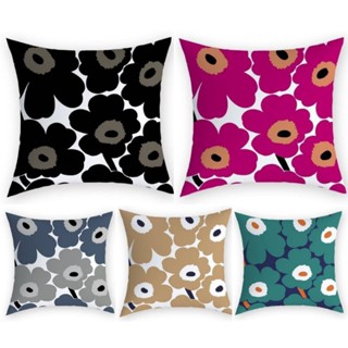 หมอนอิง Marimekko พร้อมไส้หมอน เพิ่มบรรยากาศให้ห้องนั่งเล่น บนรถ หรือที่ทำงาน ขนาด 45×45cm มี 5 สี ราคา 190 บาท