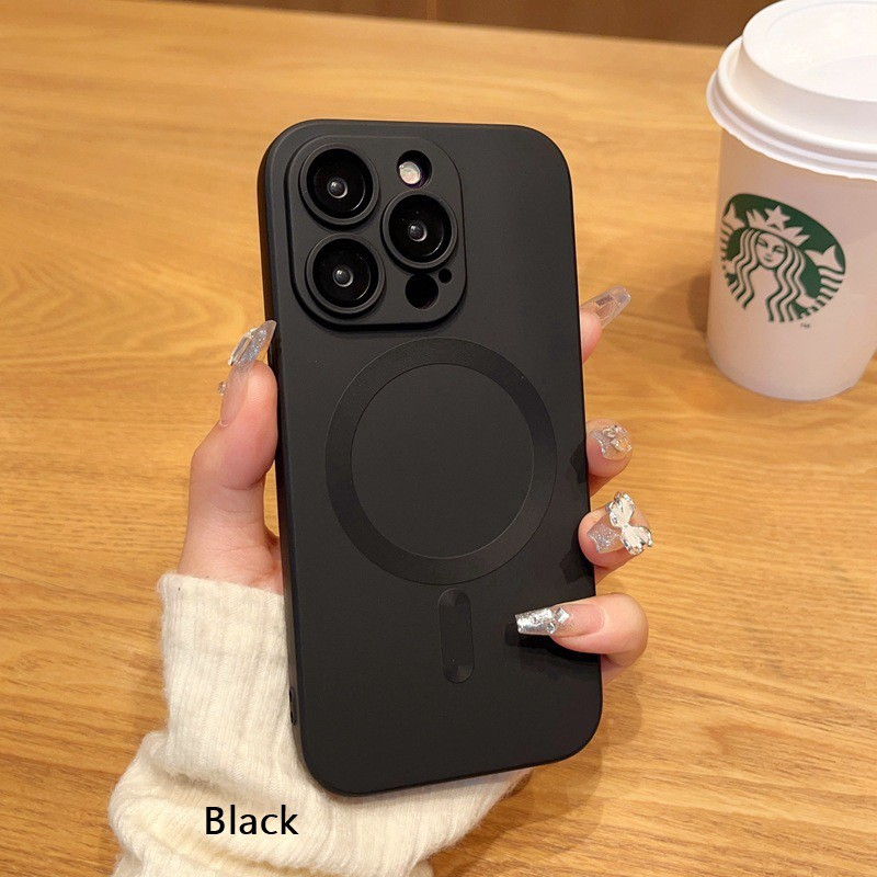 ส่งจากไทย เคสไอโฟน ซิลิโคน ชุบไฟฟ้า กันกระแทก พร้อมเลนส์กล้องiPhone 15 Pro Max 14 11 12 13 Pro