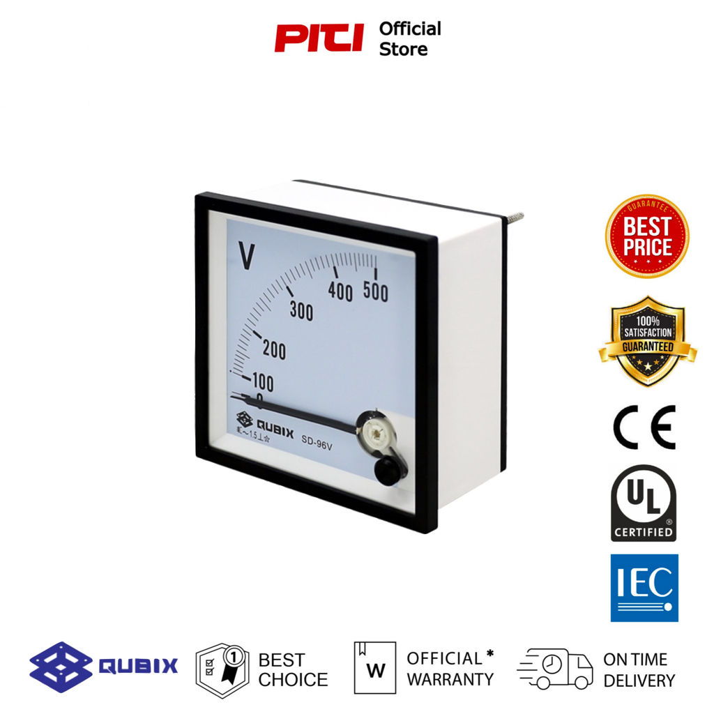 QUBIX  VOTL METER 500V 96x96MM SD-96V