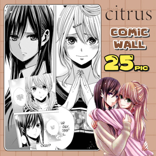 Comic wallpaper Citrus ภาพอนิเมะติดผนัง ภาพมังงะติดผนัง  A4 ภาพด้านเดียว