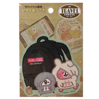 Vinyl Big Sticker ลาย Kanahei Travel (Backpack) กันน้ำ กัน UV ใช้ติดสิ่งของได้ ทนมาก ขนาดประมาณ 15 x 10 ซม.