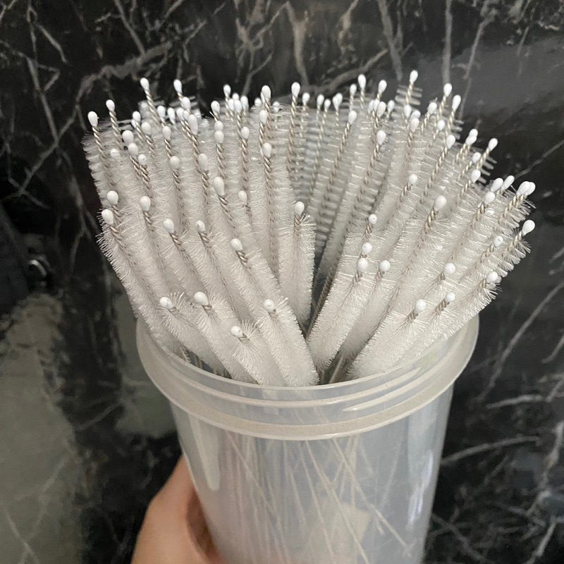 แปรงล้างหลอด ล้างโจ๋แก้ว (พร้อมส่งจากไทย)