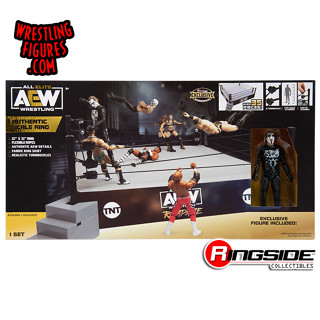 (Pre-Order) AEW Rampage Authentic Scale Ring Playset - Ringside Exclusive (w/ Sting)