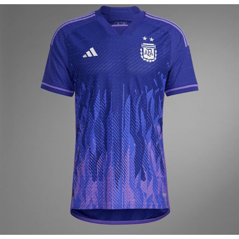 [📢พร้อมส่ง] [SIZE XS] [ป้ายไทย🇹🇭] [ของแท้💯] เสื้อฟุตบอล เกรดแฟนบอล Adidas Argentina Away Jersey Fifa World Cup 2022