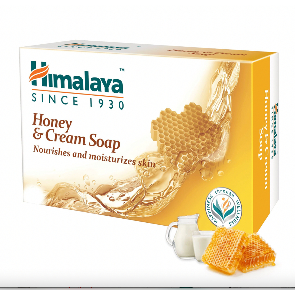 Himalaya Honey & Cream  หิมาลายา สบู่น้ำผึ้งและครีม