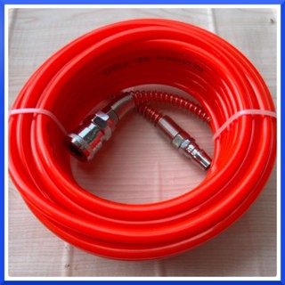 Air hose PU Roll สายลม ขดม้วน ตรา Eagle One สายลม ปั๊มลม สายลมขด สายต่อปั๊มลม มี 4 ขนาด 8,10,15,20 เมตร สีส้ม พร้อมส่ง