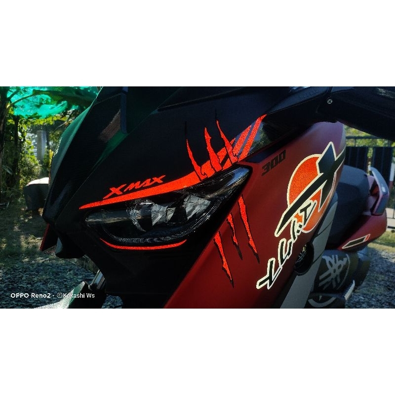 สติ๊กเกอร์ คิ้วหน้า สำหรับ Xmax 300