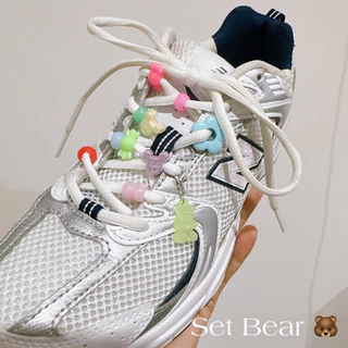 Sebofficial | Set beads shoes | ลูกปัดตกแต่งเชือกรองเท้า จี้ห้อยรองเท้า กิ๊บติดรองเท้าผ้าใบ
