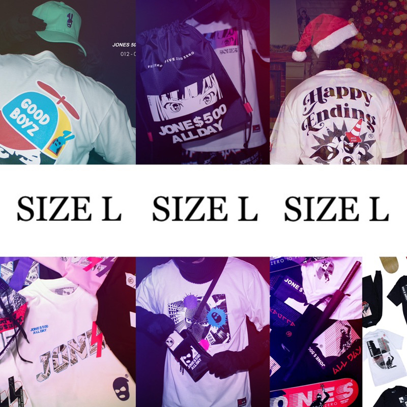 JONE500 SIZE L ✅ของแท้ 100%✅ รวมทุกแบบ 🥷🏿🥷🏿🥷🏿🥷🏿🥷🏿🥷🏿🥷🏿🥷🏿