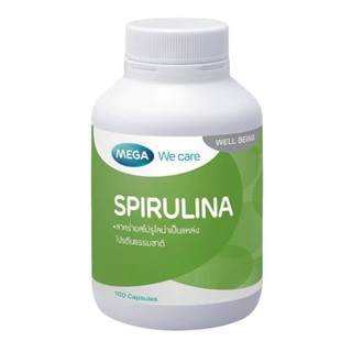 MEGA Spirulina 100เม็ดโปรตีนเสริม สารสกัด จากสาหร่ายสไปรูลิน่า